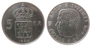 Schweden - Sweden - 1954 - 5 Kronen  unc
