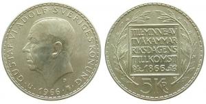 Schweden - Sweden - 1966 - 5 Kronen  unc