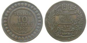Tunesien Franz. - Tunesia Fr. Occup. - 1907 - 10 Centimes  ss