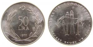 Türkei - Turkey - 1977 - 50 Lira  vz-unc