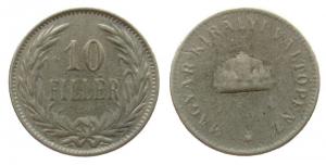 Ungarn - Hungary - 1909 - 10 Filler  ss-