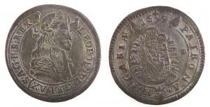 Ungarn - Hungary - 1679 - 15 Kreuzer  vz