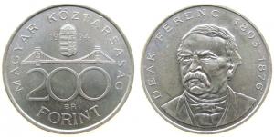 Ungarn - Hungary - 1994 - 200 Forint  vz