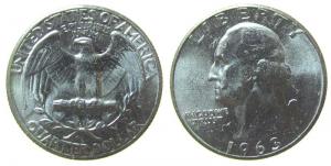 USA - 1963 - 1/4 Dollar  unc