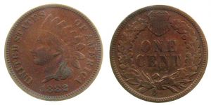 USA - 1882 - 1 Cent  ss
