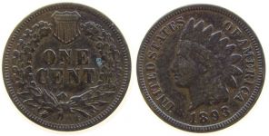 USA - 1893 - 1 Cent  ss-