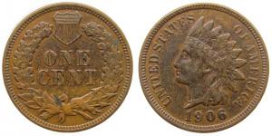 USA - 1906 - 1 Cent  vz