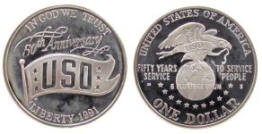 USA - 1991 - 1 Dollar  pp