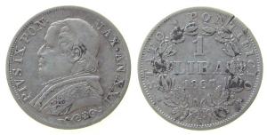 Vatikan - Papal States - 1867 - 1 Lira  ss
