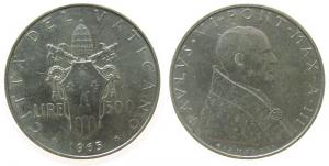 Vatikan - Papal States - 1965 - 500 Lira  unc
