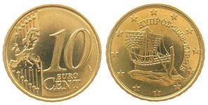 Zypern - Cyprus - 2008 - 10 Cent  unc