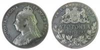 Victoria (1837-1901) - auf das 60. Regierungsjubiläum - 1897 - Medaille  vz