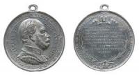 Wilhelm I (1797-1888) - auf seinen Tod - 1888 - tragbare Medaille  fast vz