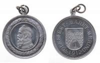 Luitpold Prinzregent von Bayern - auf das Volksfest Markt Mering - 1912 - tragbare Medaille  vz-stgl