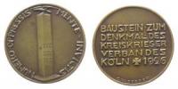 Kreiskriegerverband - zur Finanzierung des Denkmals - 1926 - Medaille  vz