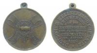 Chemnitz - auf die Bannerweihe des Deutschen Kellnerbundes - 1888 - tragbare Medaille  ss