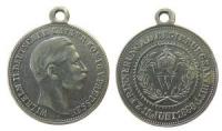 Wilhelm II. (1888-1918)- auf seinen Regierungsantritt / Mehrzeiler - 1888 - tragbare Medaille  ss