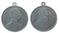 Brüssel - Paris - auf die Eröffnung der Eisenbahn - 1846 - Medaille  ss+