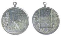 Gutenberg Johann (um 1400-1468) - auf seinen 500. Geburtstag - 1900 - tragbare Medaille  ss