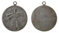 La Paz - 1ra Olimpiada Escobar Boliviana La Paz - 1937 - tragbare Medaille  ss