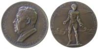 Eckener Hugo - Führer des LZ 126 bei der Amerikafahrt - 1924 - Medaille  vz+