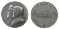 Breuninger E. - auf das 50jährige Geschäftsjubiläum - 1931 - Medaille  fast vz