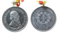 Calw - auf das 50jährige Jubiläum des Turnvereins - 1896 - tragbare Medaille  vz