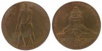 Völkerschlachtdenkmal - des deutschen Patriotenbundes zur 100 Jahrfeier des Völkerschlachtdenkmals - 1913 - Medaille  ss