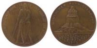 Völkerschlachtdenkmal - des deutschen Patriotenbundes zur 100 Jahrfeier des Völkerschlachtdenkmals - 1913 - Medaille  vz