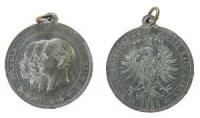 Dreikaiserjahr - 1888 - tragbare Medaille  ss