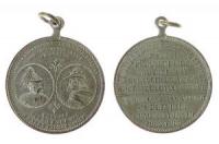 Albert König von Sachsen (1873-1902) - zur Erinnerung an die 800 jährige Jubelfeier des Hauses Wettin - 1889 - tragbare Medaille  vz