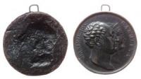 Maximilian Joseph (1806 - 1825) - und seine Gattina Carolina - o.J. - tragbare Medaille  ss-vz