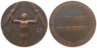Zeppelin - Erinnerung an die Fahrten des LZ 127 - Graf Zeppelin - 1928 - Medaille  vz