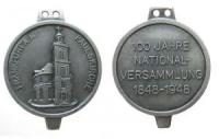 Frankfurt - 100 Jahre Nationalversammlung - 1948 - tragbare Medaille  vz