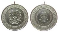 Weisenau Gesangsverein Liedertafel - auf das 25jährige Jubiläum - 1900 - tragbare Bronzemedaille  vz