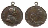 Pius IX (1846-1870) - o.J. - tragbare Medaille  ss+