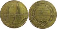 Hampden County Memorial Brücke - aud die Eröffnung - 1922 - Medaille  ss+