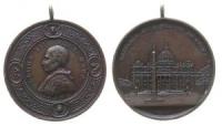 Leo XIII (1878-1903) - auf den Petersplatz - 1893 o.J. - tragbare Medaille  ss