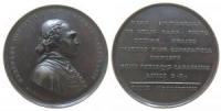 Consalvi Ercole Marchese (1757-1824) Kardinalstaatssekretär - auf seinen Tod - 1824 - Medaille  fast vz