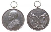 Leo XIII (1878-1903) - auf die Doppelkanonisierung - 1897 - tragbare Medaille  vz