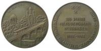 Wiesbaden - 100 Jahre Nerobergbahn - 1988 - Medaille  vz-stgl