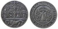 München - auf die bayrische Gewerbeschau in München - 1912 - Medaille  vz