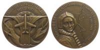 Helsinki - auf die französische Technikausstelung - 1958 - Medaille  gußfrisch
