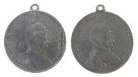 Bismarck (1815-1898) - auf seine Versöhnung mit Wilhelm II von Preussen - 1894 - tragbare Medaille  ss