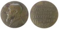 Johann II. zu Schwarzenberg (1860-1938) - auf seinen 70. Geburstag - 1930 - Medaille  ss+