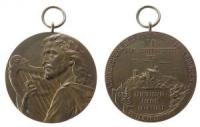 Groß-Umstadt - auf das 70. Stiftungsfest des Männergesangsvereines - 1912 - tragbare Medaille  vz-stgl