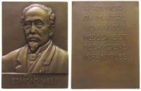 Weill Edmond (1858-1924) - auf seinen Tod - 1925 - Plakette  vz