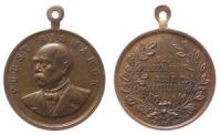 Bismarck (1815-1898) - auf seinen Tod - o.J. - tragbare Medaille  vz