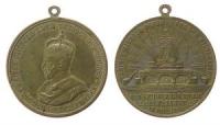 Wilhelm I (1797-1888) - auf die Weihe des Kyffh?userdenkmals - 1896 - tragbare Medaille  ss+