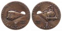 Gotthard Bahntunnel - auf das 100. Jubiläum der Fertigstellung - 1982 - Medaille  stgl